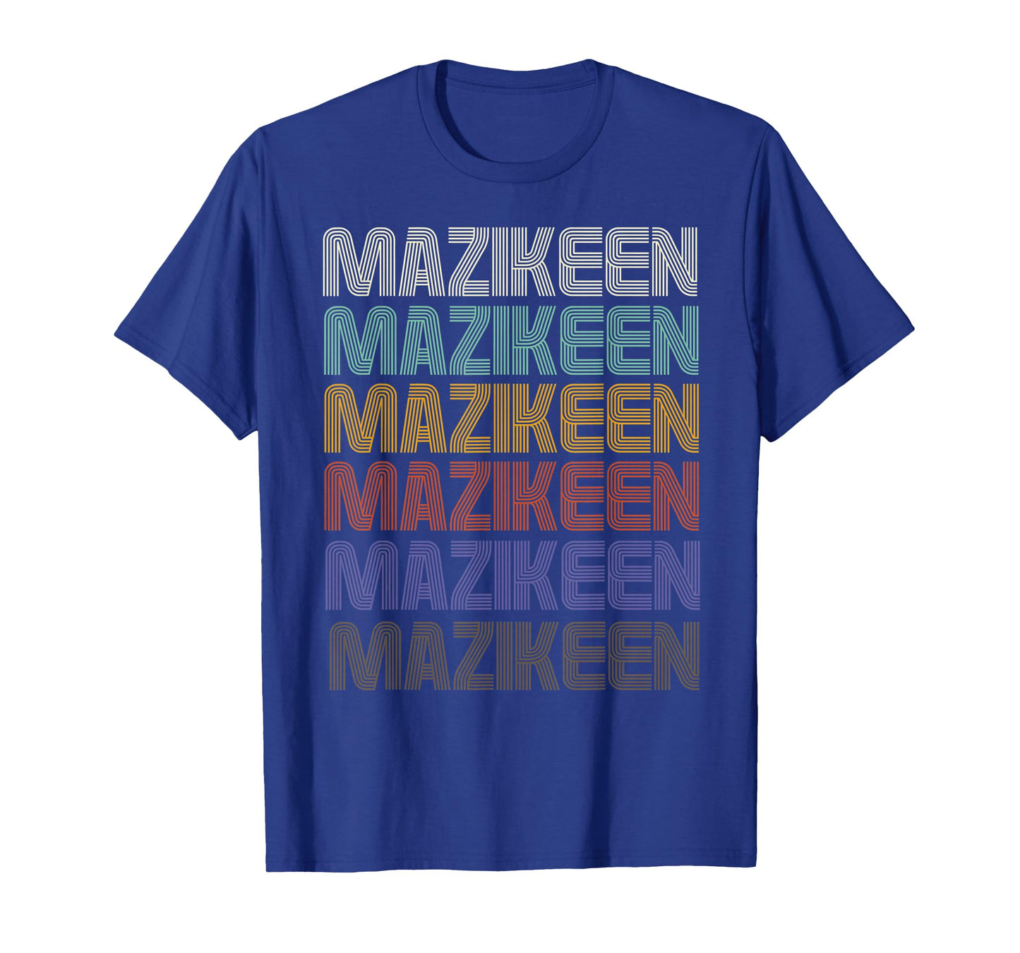 MAZIKEEN First Name Retro Vintage 90s Stylet T-Shirt