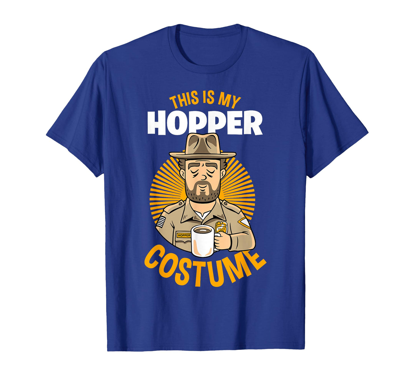 Stranger Things Halloween This Is My Hopper Costume T-Shirt