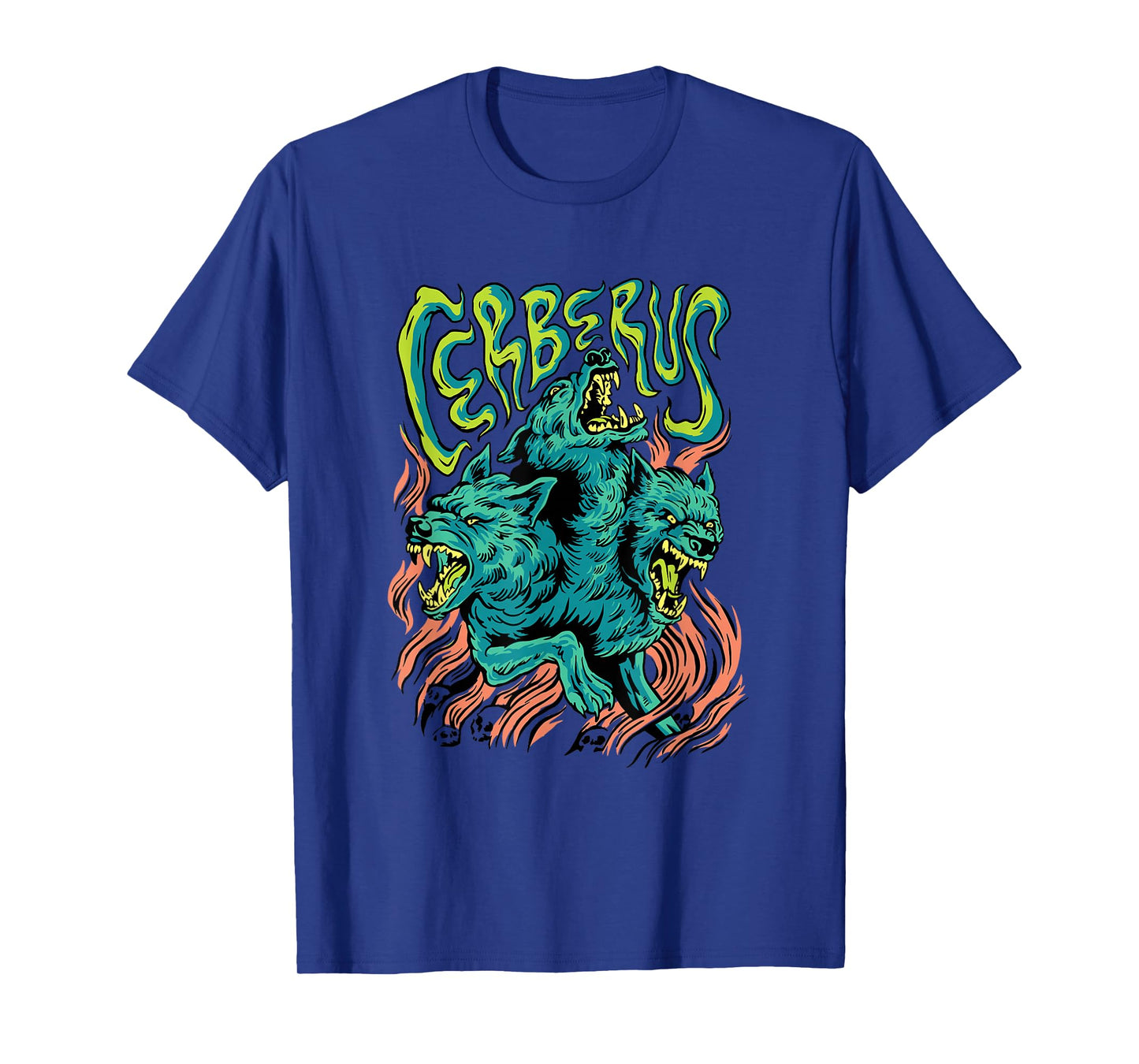 Cerberus Greek Mythology Monster Hound Dog Graphic T-Shirt