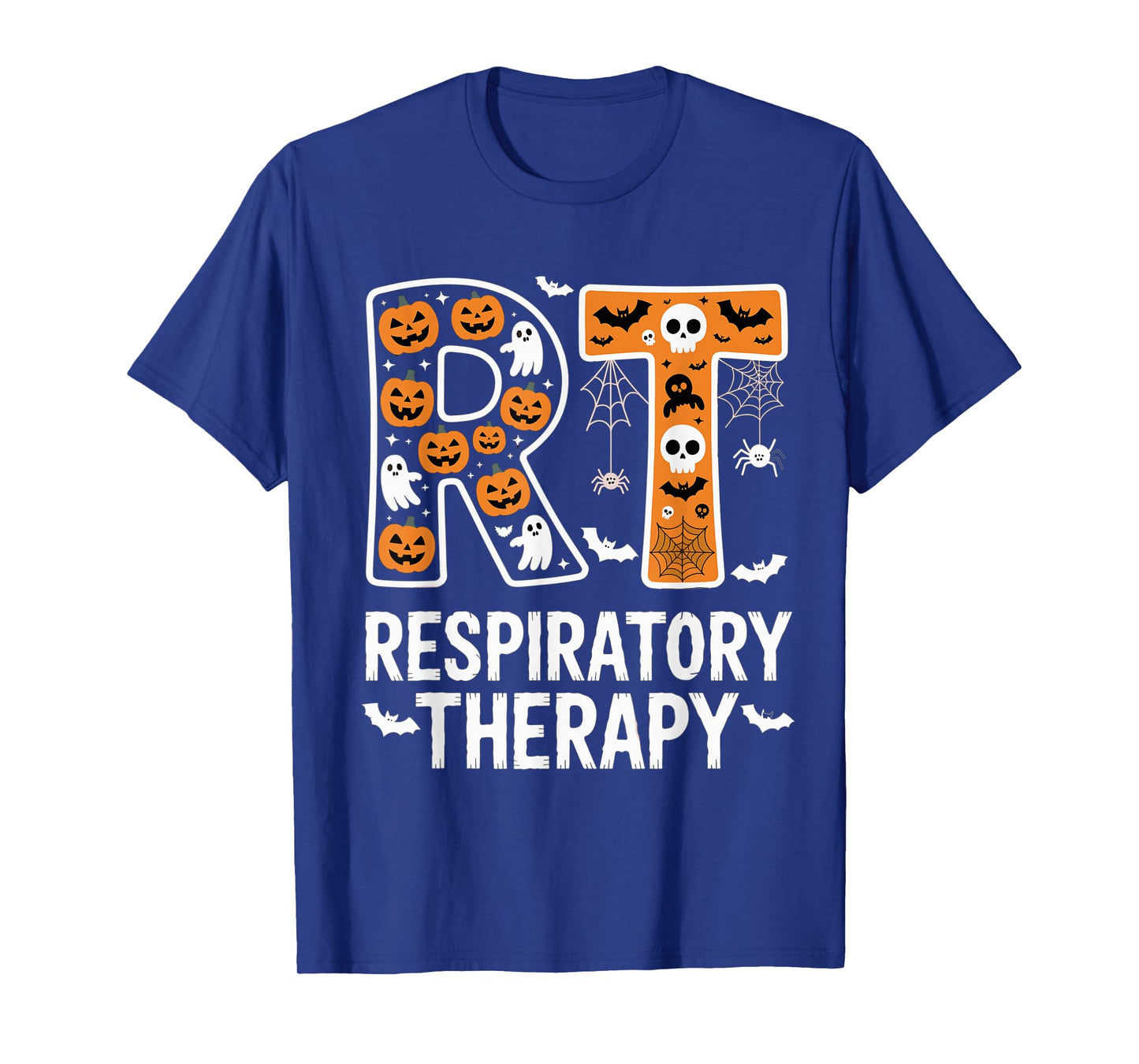 Respiratory Therapist Halloween Ghost Pumpkin RT Nurse T-Shirt