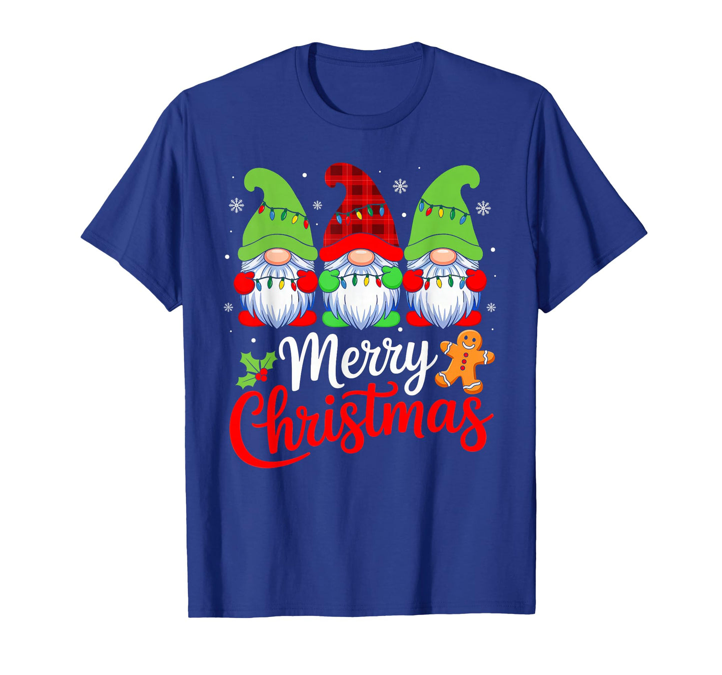 Merry Christmas Gnome Shirt Funny Xmas Pajamas Men Women T-Shirt