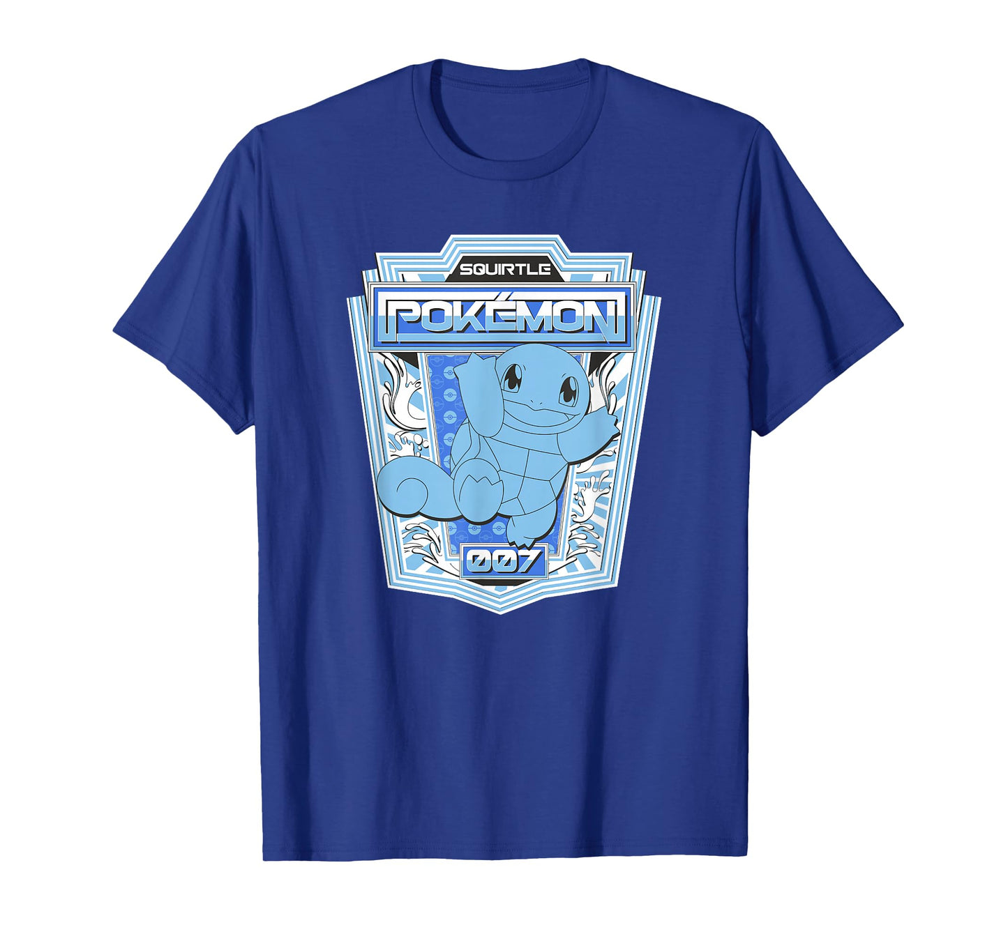 Pokémon Squirtle 007 Color Pop Badge T-Shirt