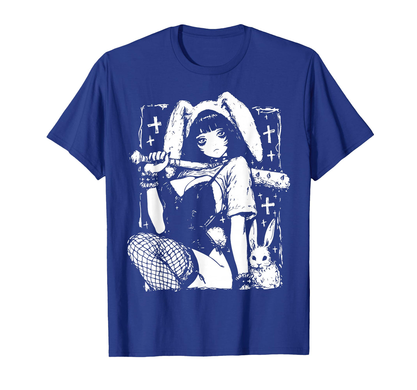 Creepy Horror Bunny Girl Anime Manga Alt Kawaii Harajuku T-Shirt