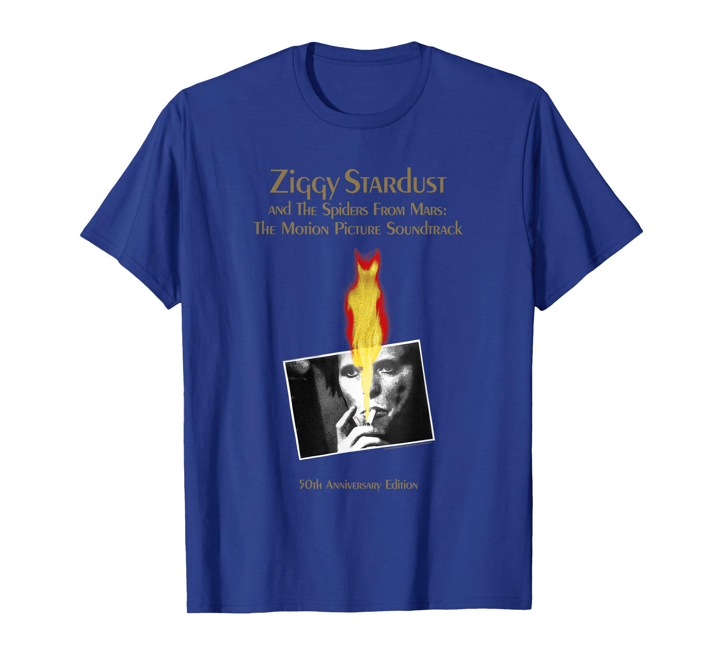 David Bowie Ziggy Stardust Motion Picture 50th Anniversary T-Shirt