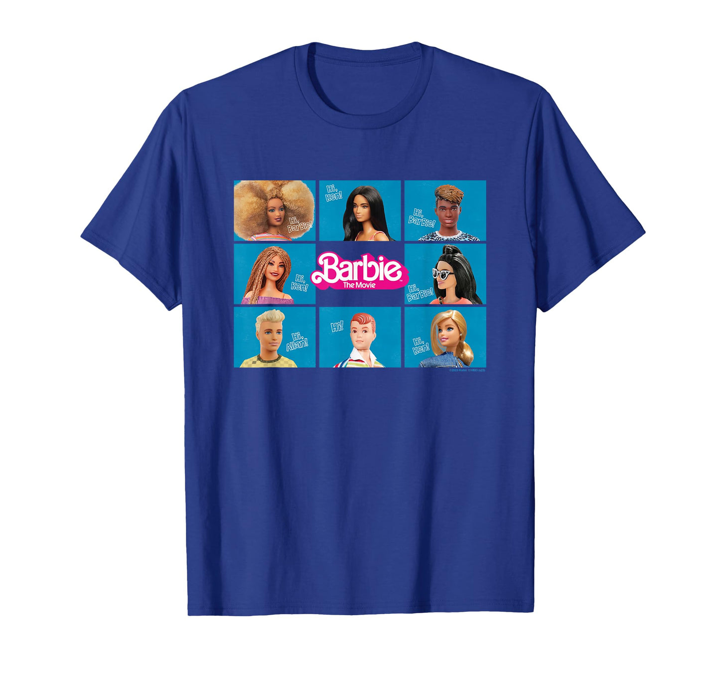 Barbie The Movie - Grid T-Shirt