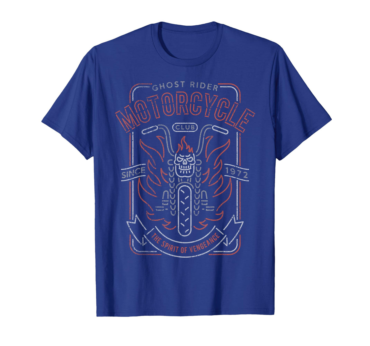Marvel Ghost Rider Motorcycle Club Since 1972 T-Shirt