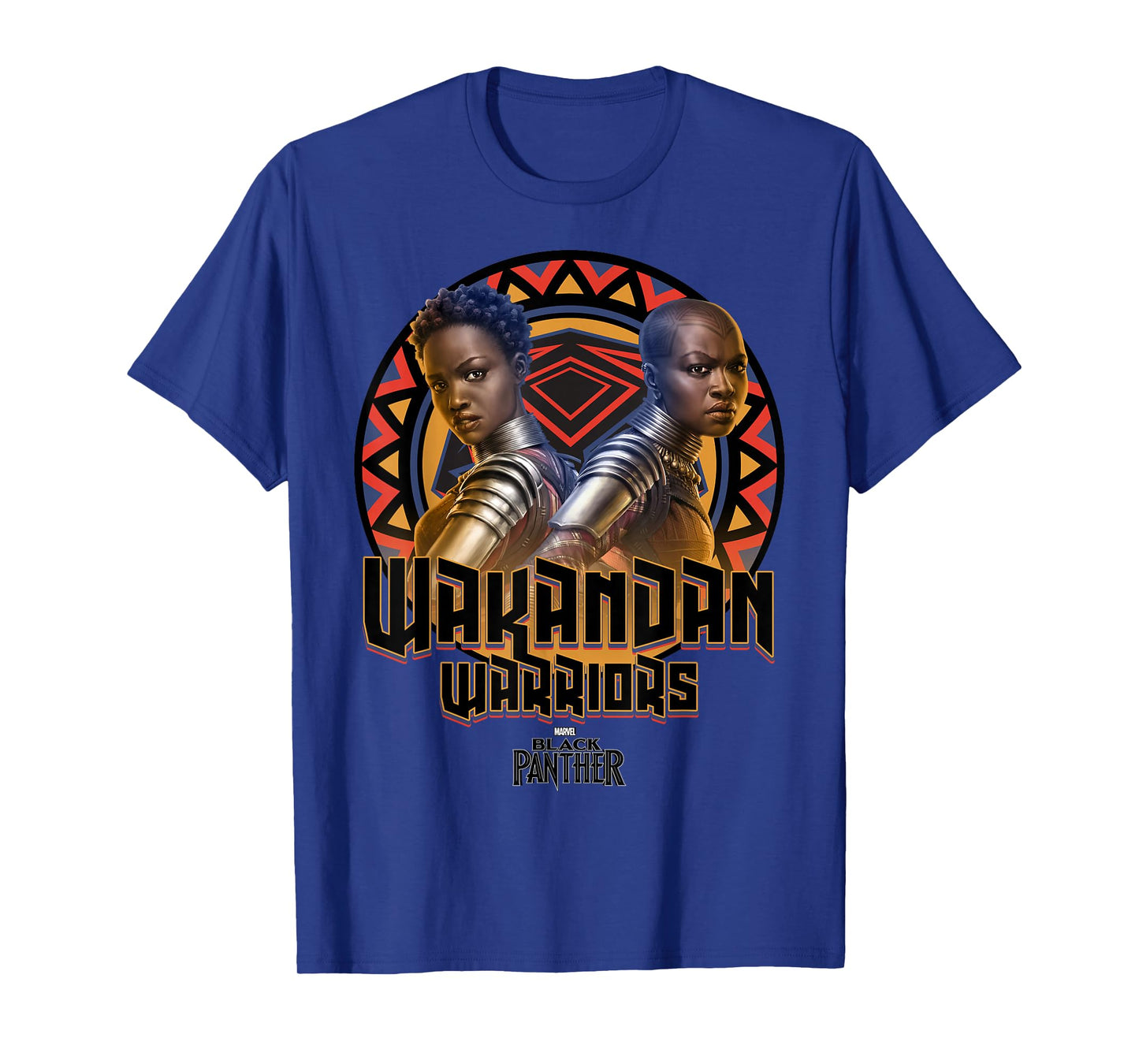 Marvel Black Panther Movie Warrior Circle Graphic T-Shirt T-Shirt