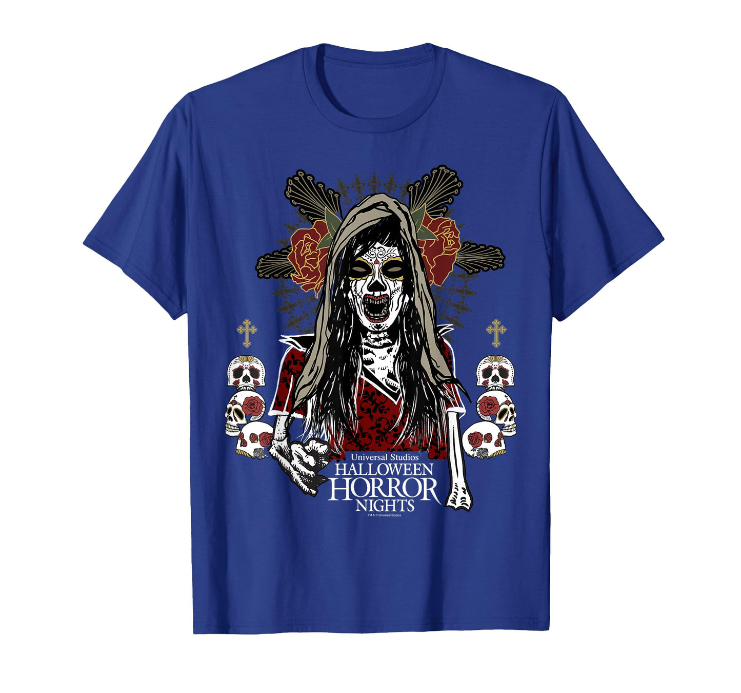 Halloween Horror Nights Day of The Dead Dia De Los Muertos T-Shirt
