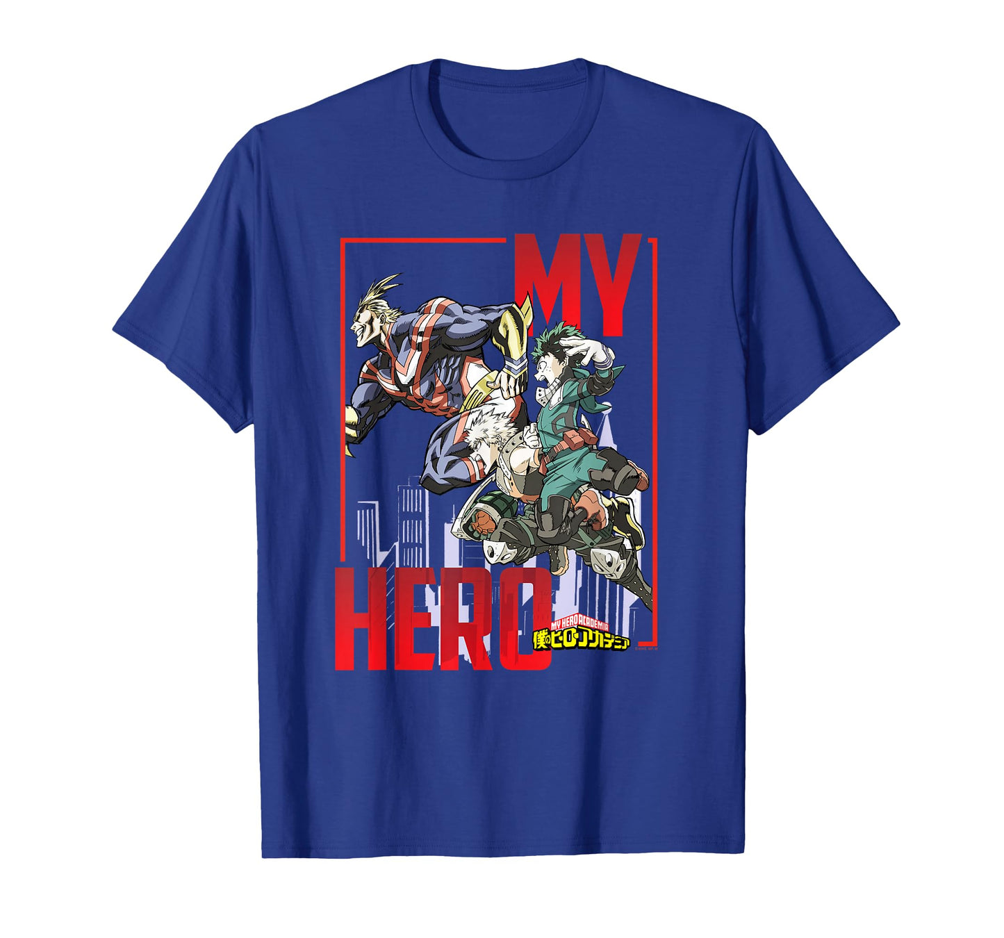 My Hero Academia All Might Deku and Bakugo Anime T-Shirt