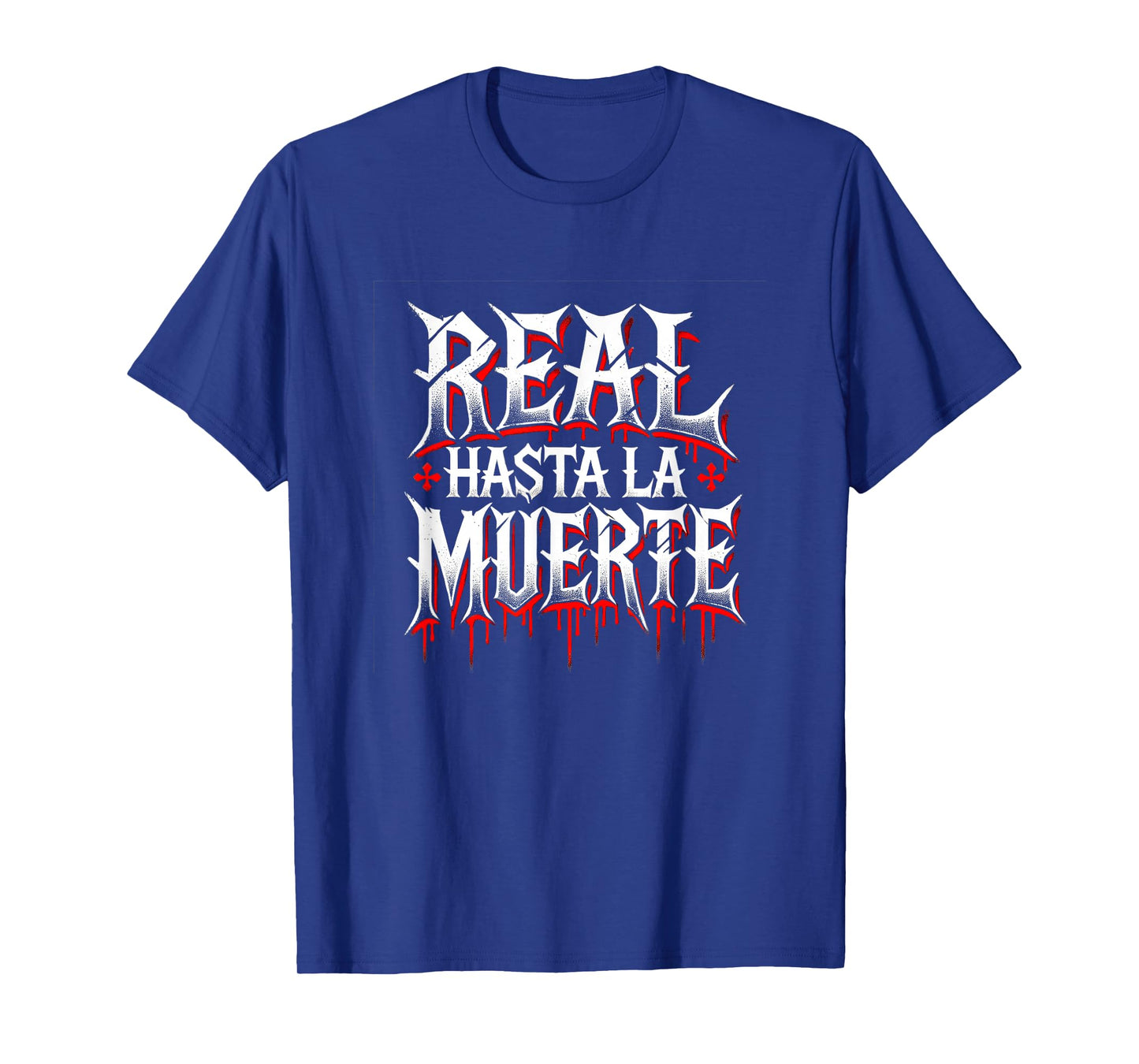 Llego El Boricua Real Hasta La Muerte T-Shirt - Unisex-Adults, Black, Small