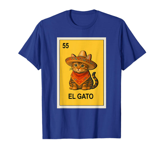 Mexican Lottery Designs Mexican El Gato The Cat Parody T-Shirt