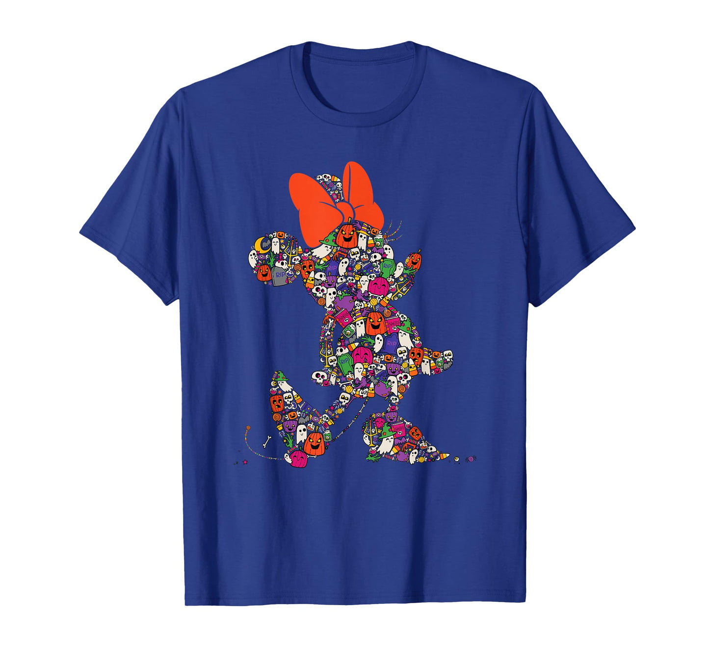 Disney Halloween Minnie Mouse Cute Spooky Silly Silhouette T-Shirt