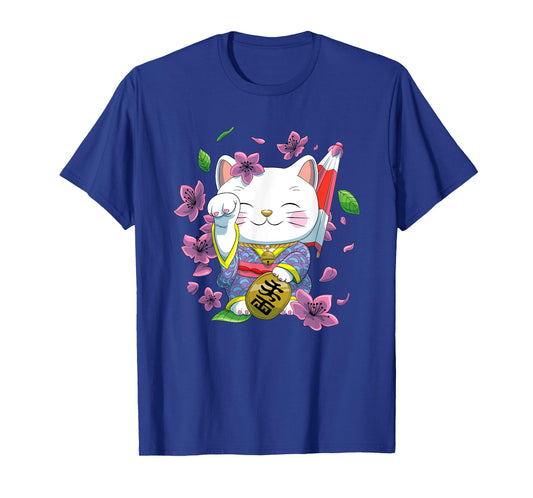 Japanese Maneki Neko Lucky Cat T-Shirt