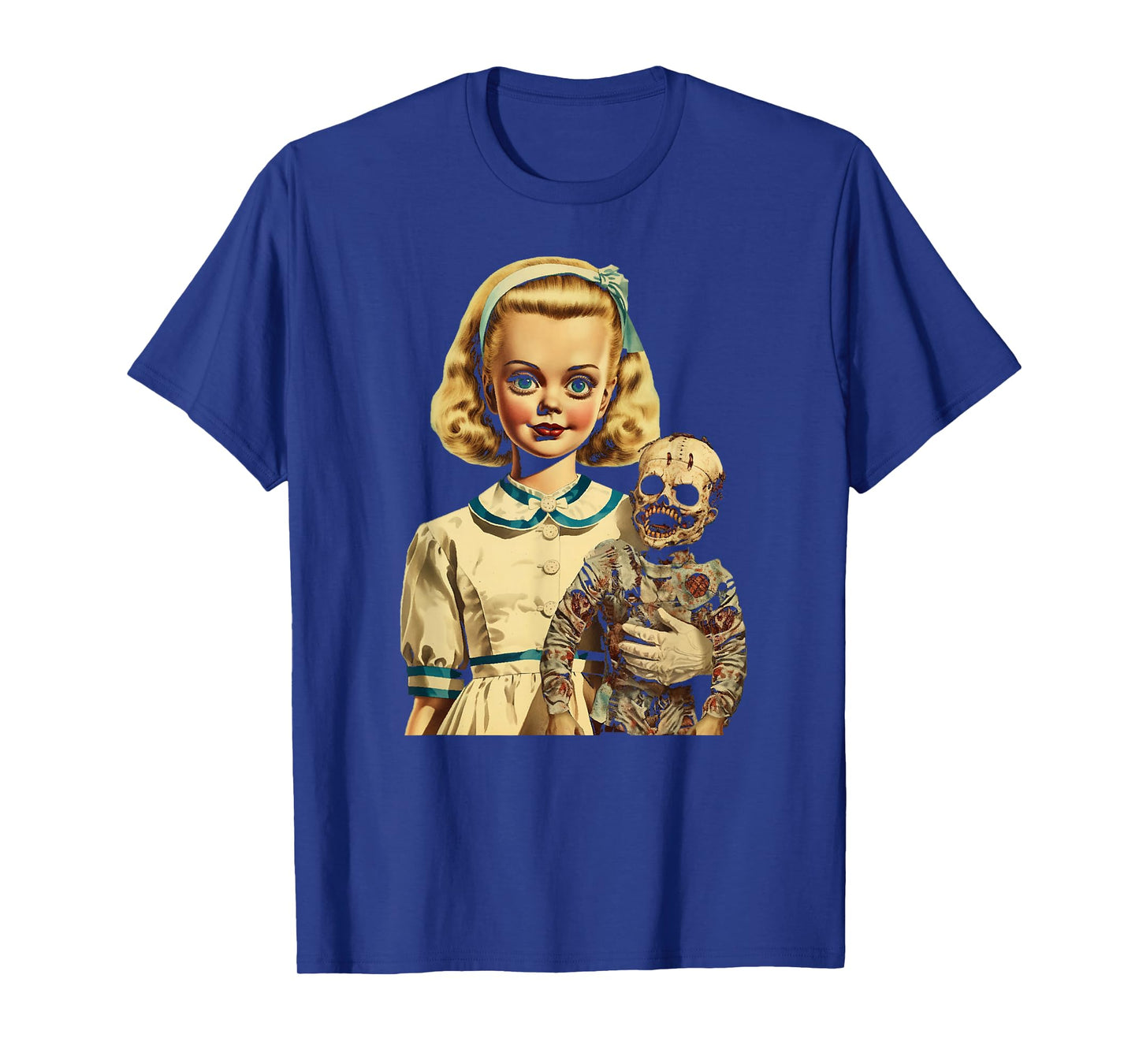 Creepy Girl With Her Even Creepier Doll T-Shirt