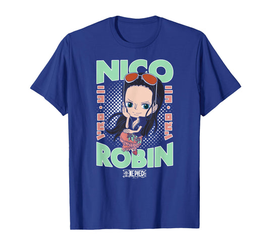 One Piece Anime Chibi Nico Robin Portrait T-Shirt