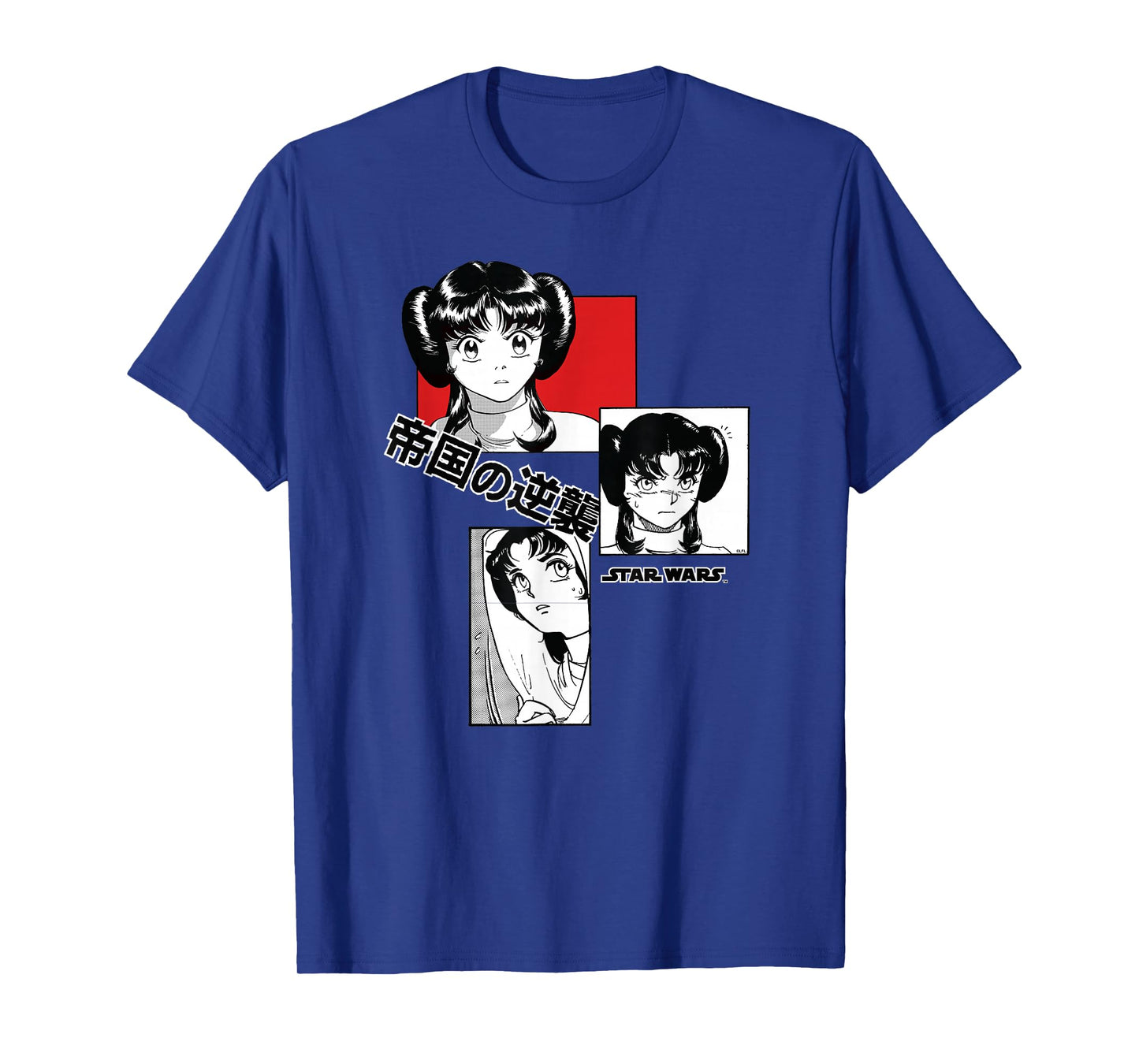 Star Wars Princess Leia Japanese Anime Manga Comic T-Shirt