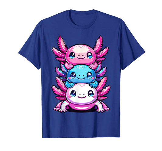 Cute Axolotls Anime Kawaii Axolotl T-Shirt