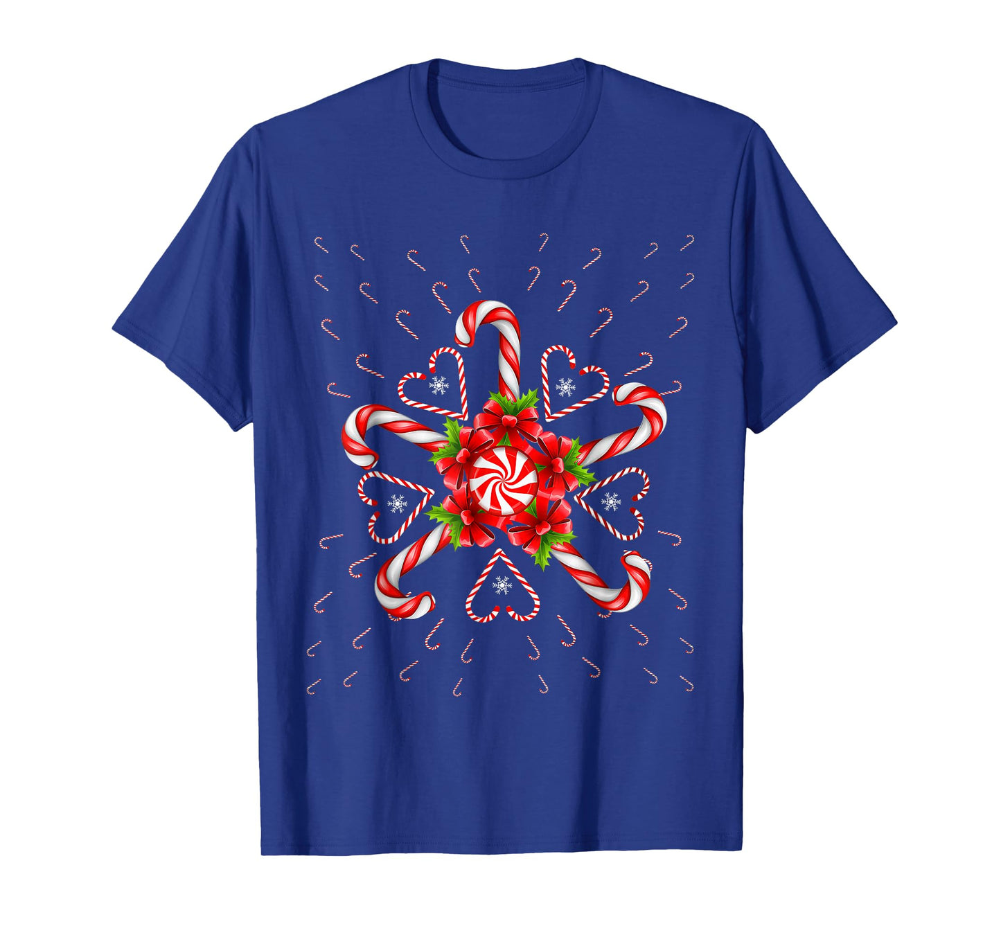 Candy Cane Merry and Bright Red and White Candy Costume T-Shirt