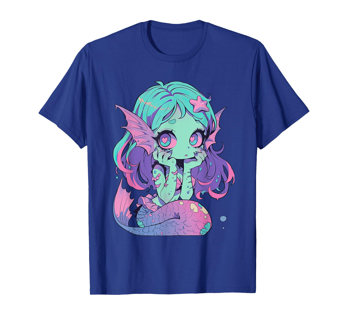 Kawaii Pastel Goth Creepy Cute Witchy Zombie Mermaid T-Shirt