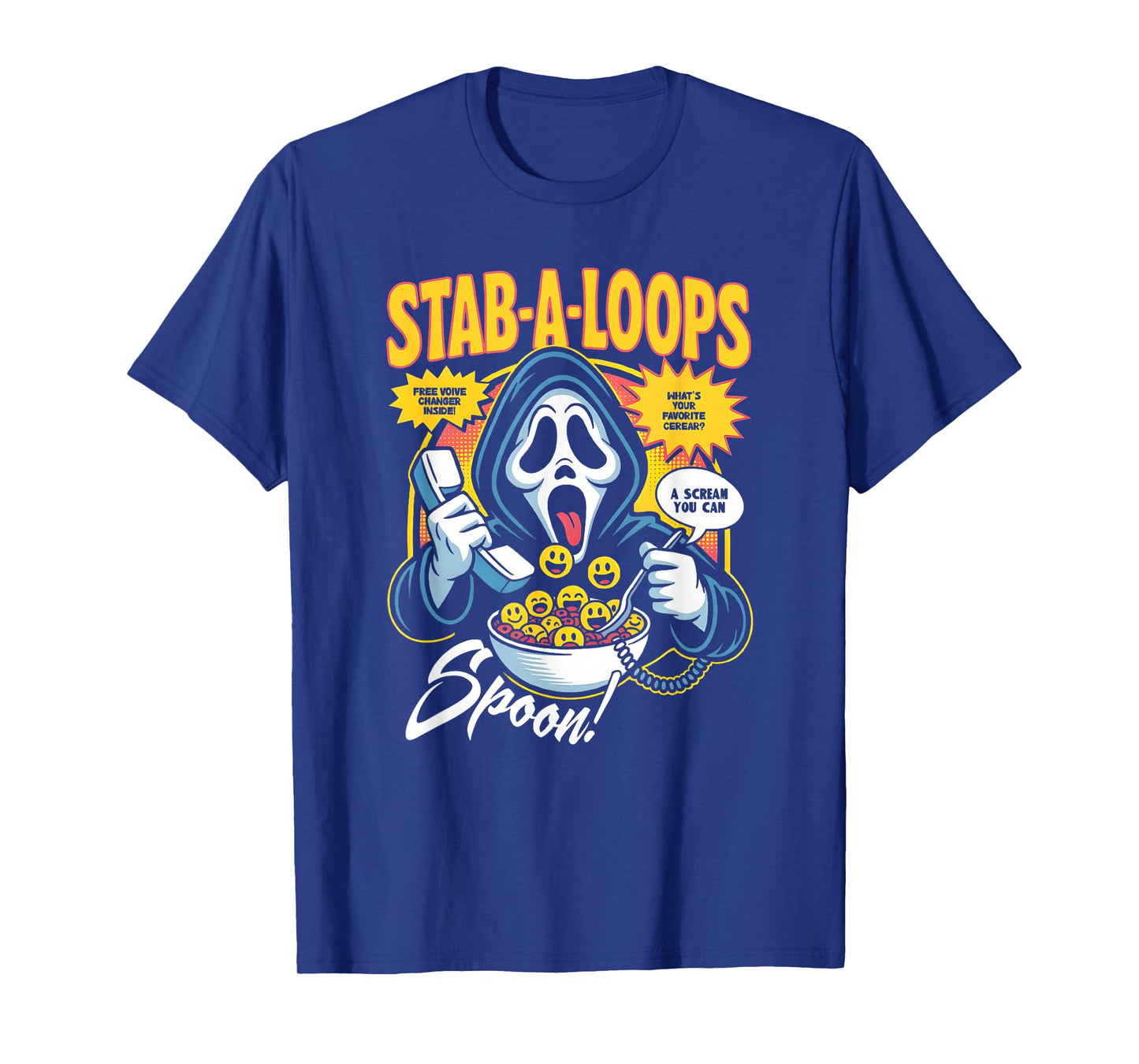 Stab-A-Loops Horror Cereal Box Halloween T-Shirt