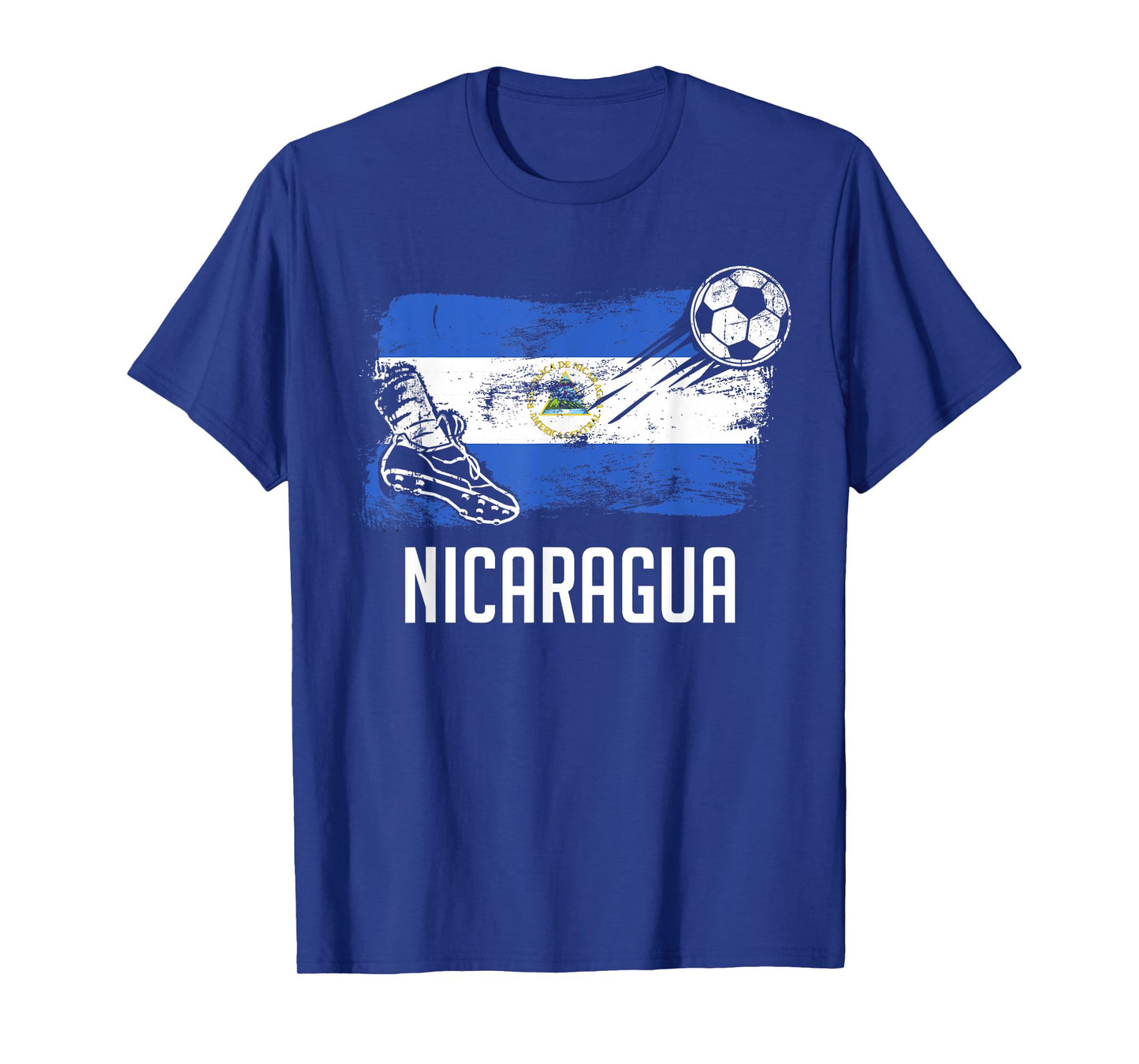 Nicaragua Flag Jersey Nicaraguan Soccer Team Nicaraguan T-Shirt