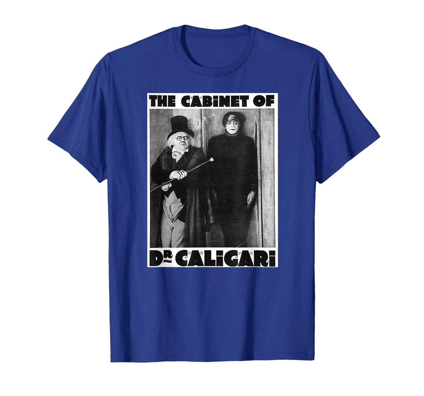 Dr Caligari Halloween Monster Poster Vintage Horror Movie T-Shirt