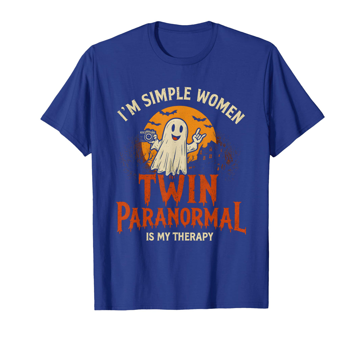 I'm a Simple Woman Twin Paranormal is My Therapy Gosh T-Shirt