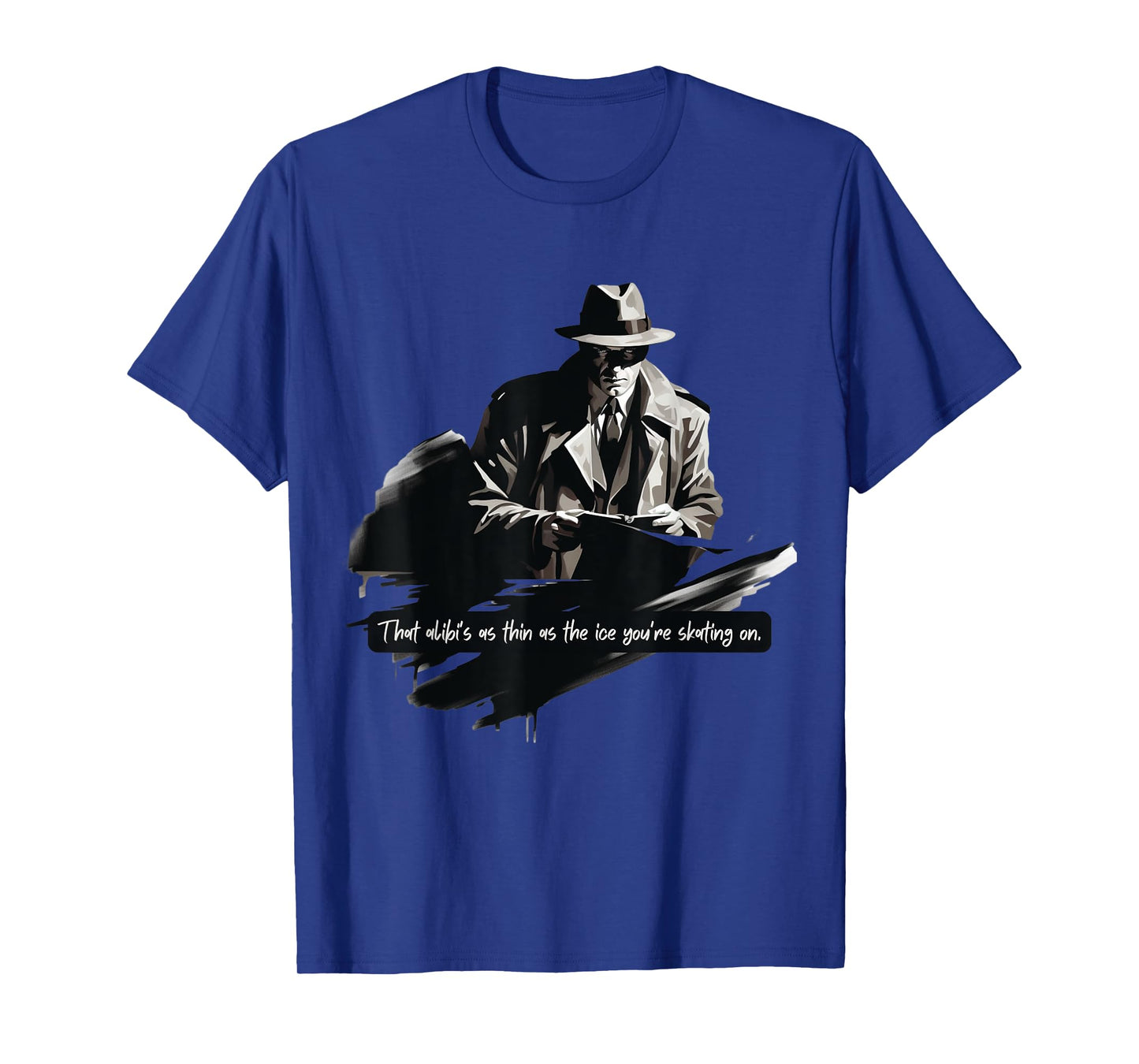 Film Noir Detective: Thin Ice Alibi T-Shirt