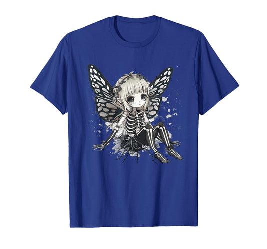 Skeleton Fairy Anime Goth Kawaii T-Shirt