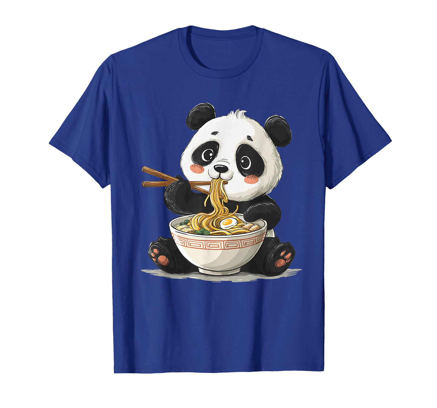 Cute Panda Ramen Japanese Anime T-Shirt