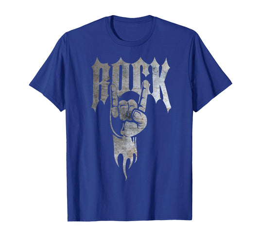 Distressed Metal 80's Rocker T-Shirt T-Shirt