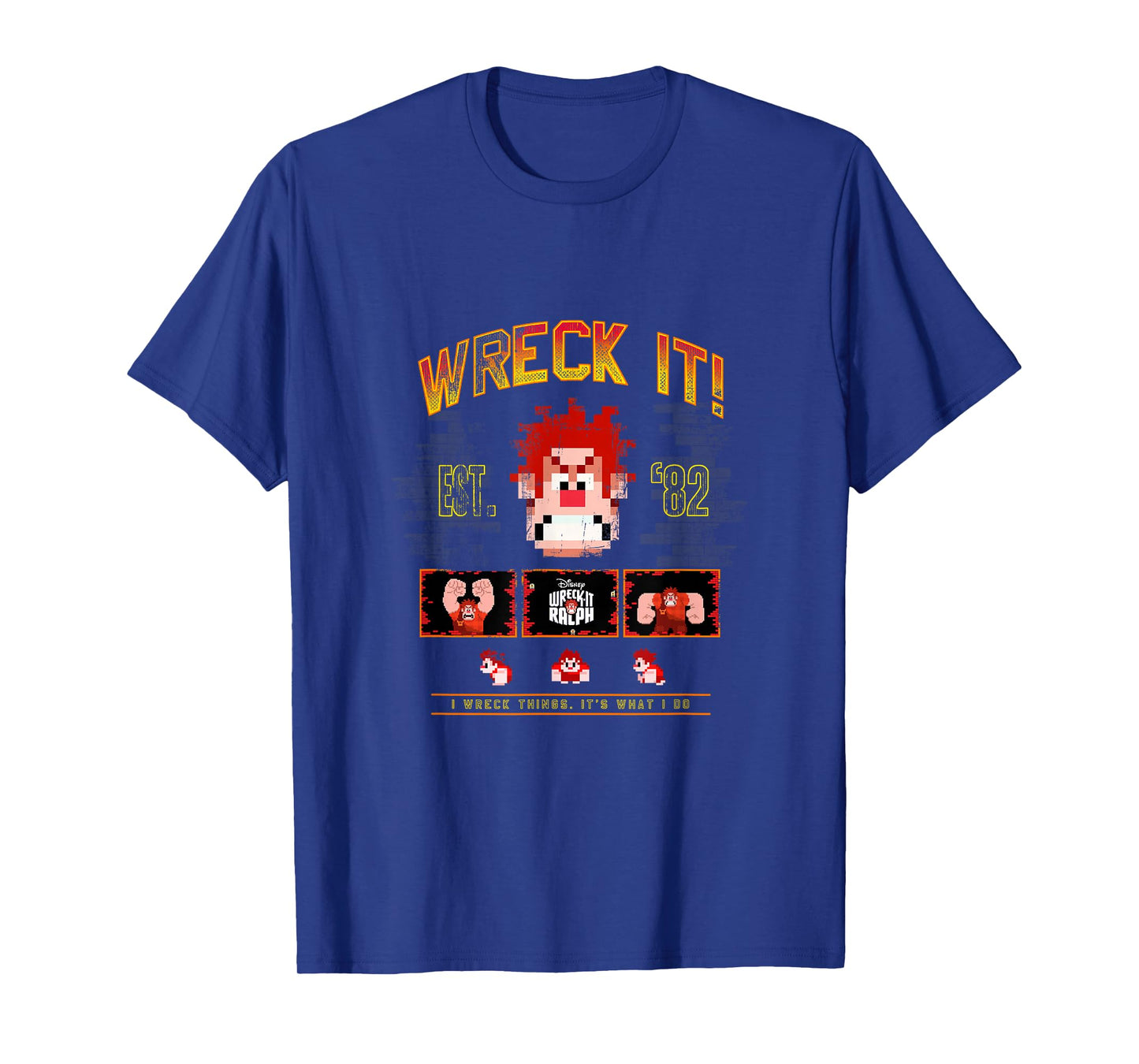 Disney Wreck-It Ralph Wreck It! Est. '82 Vintage Video Game T-Shirt