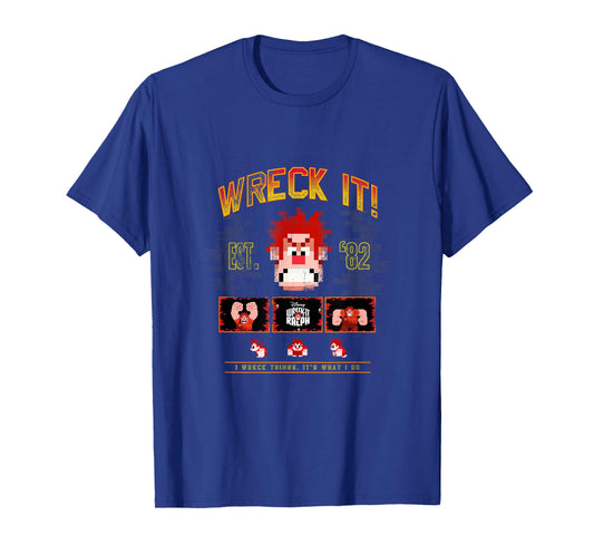 Disney Wreck-It Ralph Wreck It! Est. '82 Vintage Video Game T-Shirt