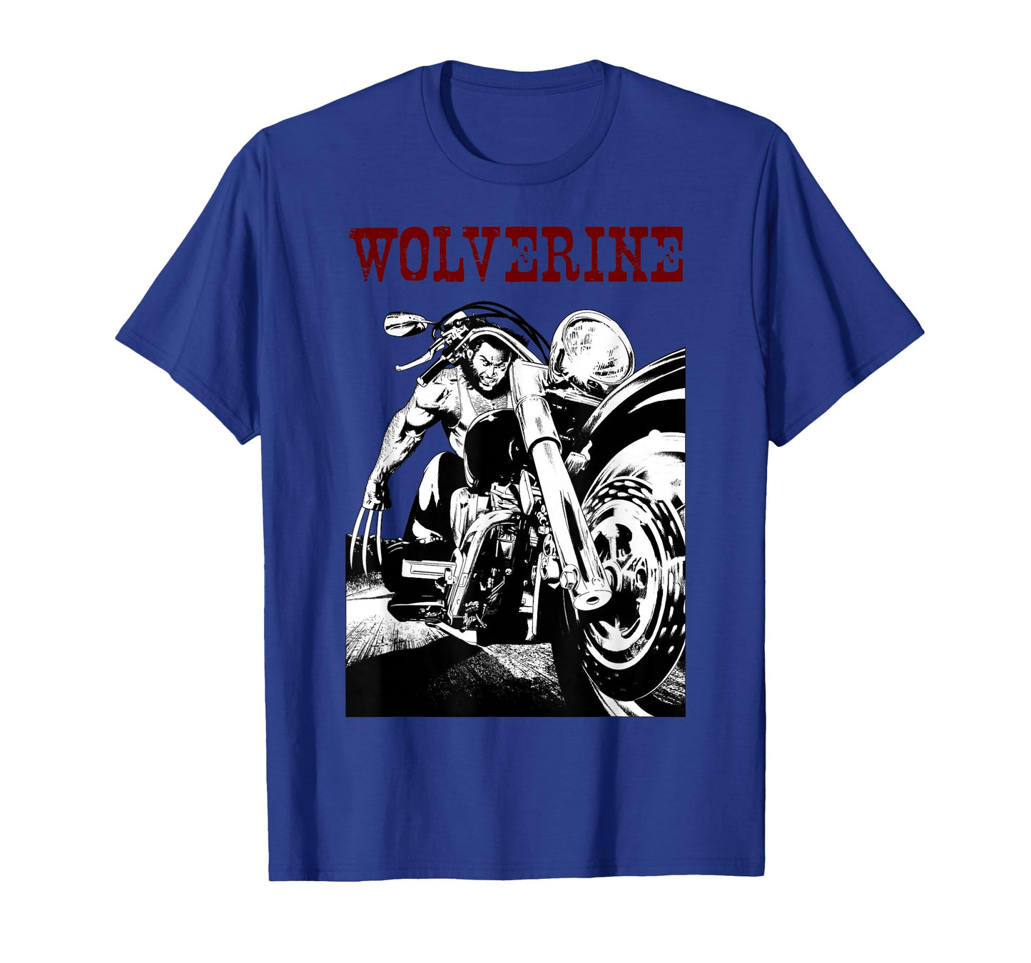 Marvel X-Men Wolverine Young Biker Logan Motorcycle T-Shirt T-Shirt