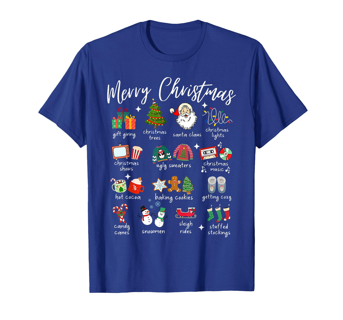 Santa Gingerbread Candy Canes Christmas Xmas Family Holiday T-Shirt