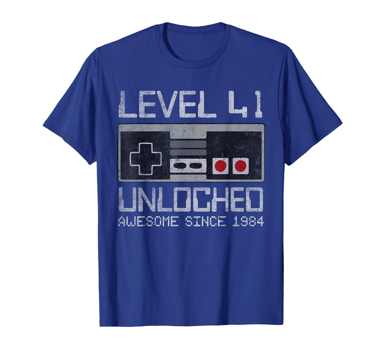 Level 41 Unlocked 41st Birthday 41 Year Old Video Gamer Men T-Shirt