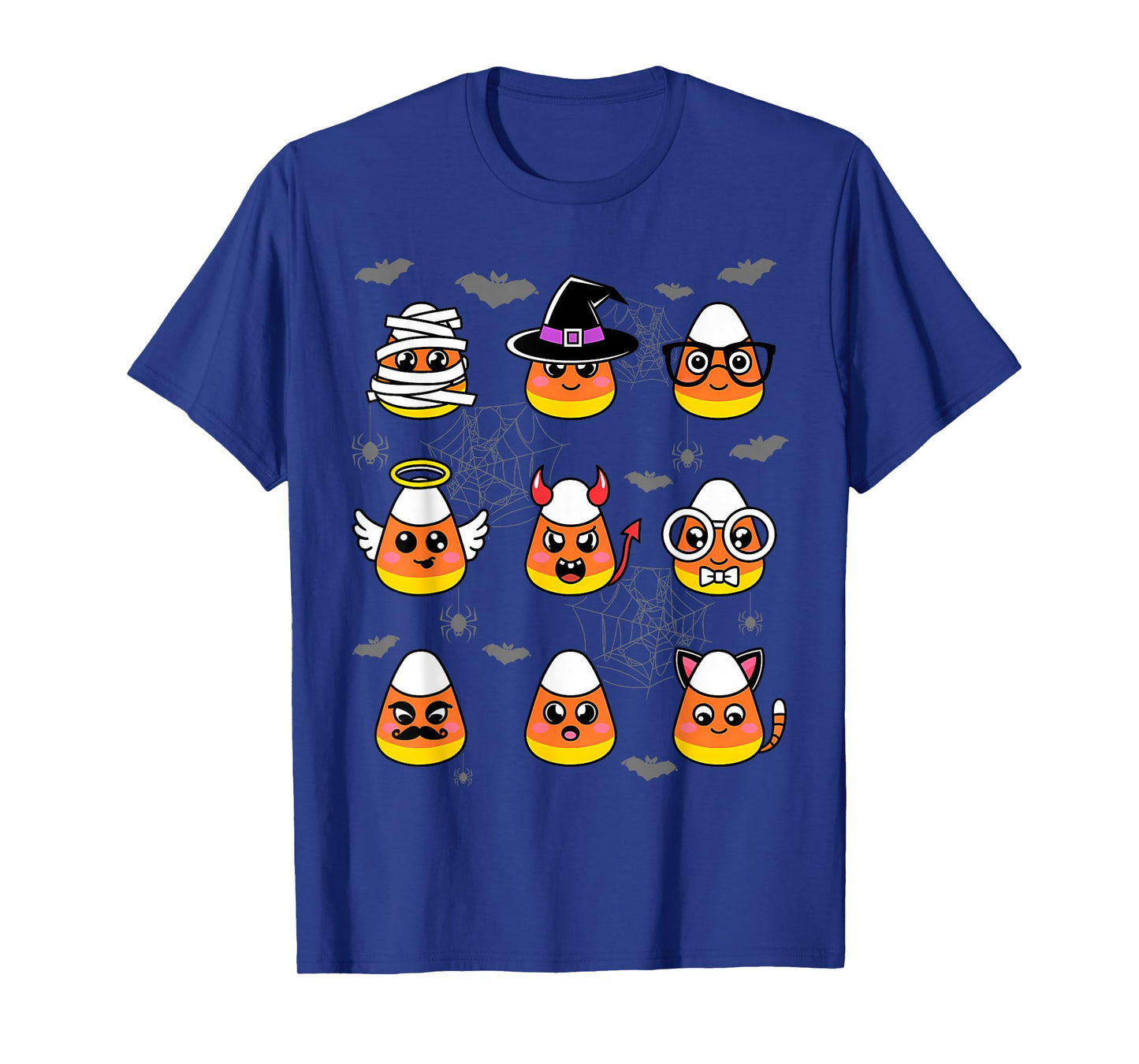 Candy Corn Costume Characters - Cute Halloween Kids T-Shirt