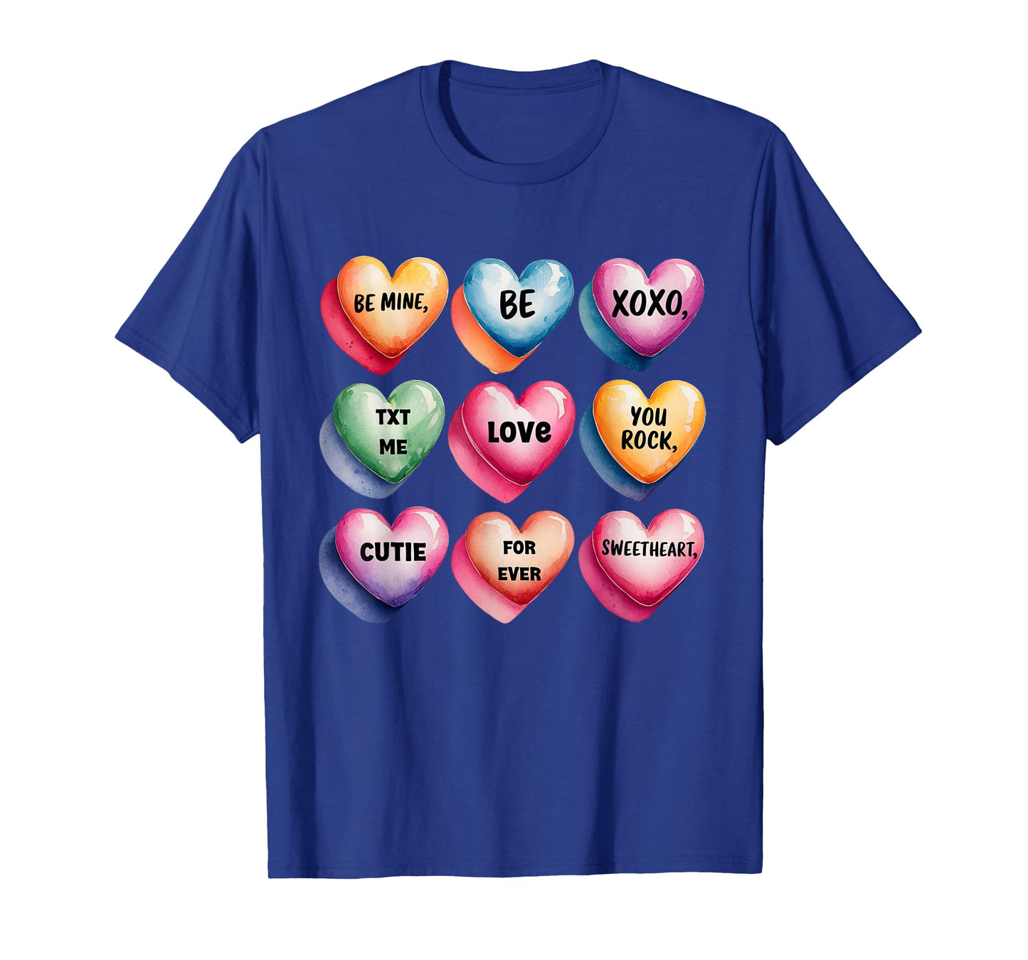 Candy Sweet Heart Valentines Day Design for Women and Kids T-Shirt
