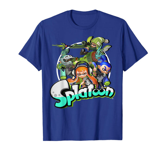 Nintendo Splatoon Inkling Squid Kids Logo Graphic T-Shirt T-Shirt