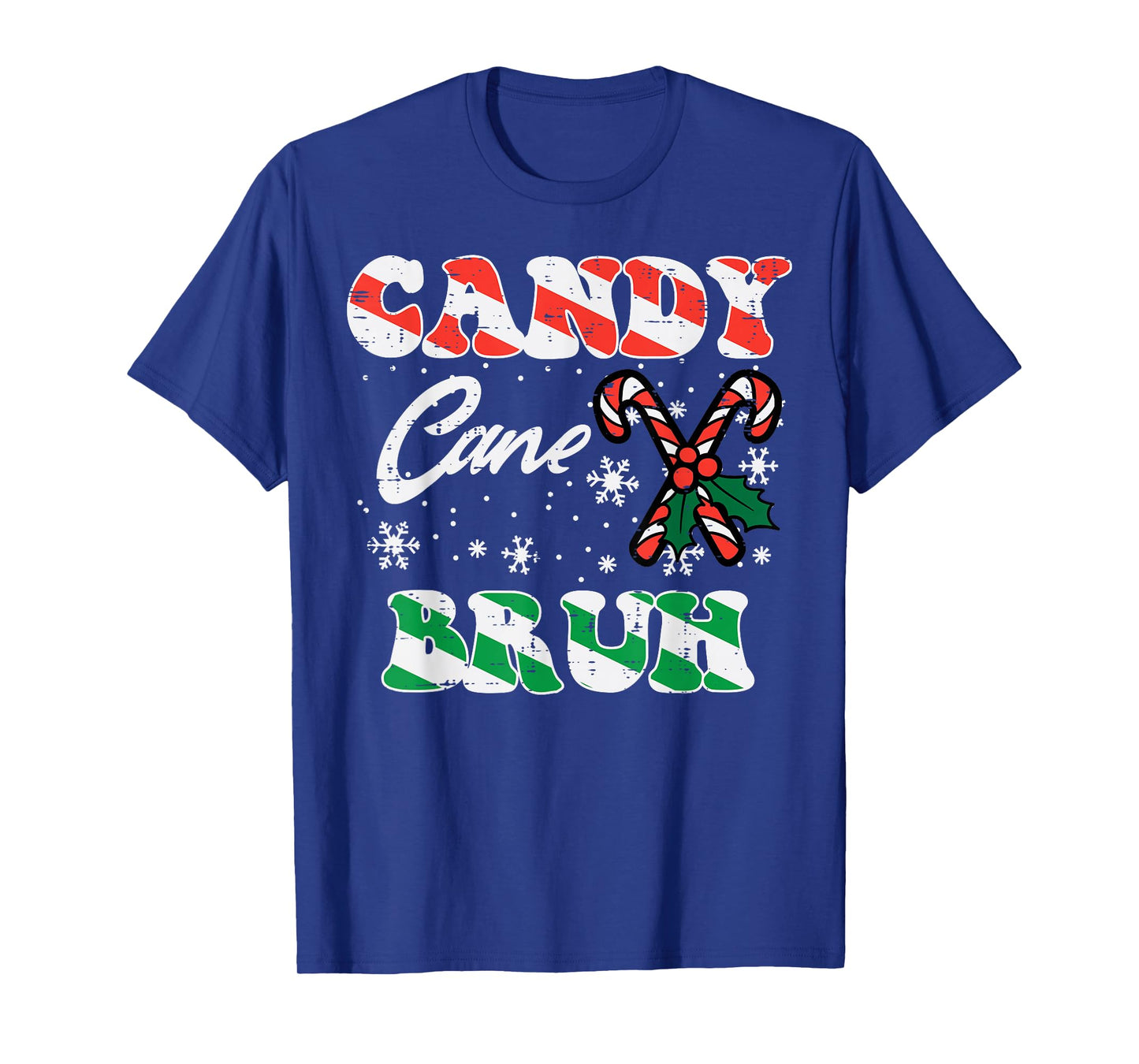 Christmas Candy Cane Bruh Xmas Meme Kids Toddlers Women Men T-Shirt