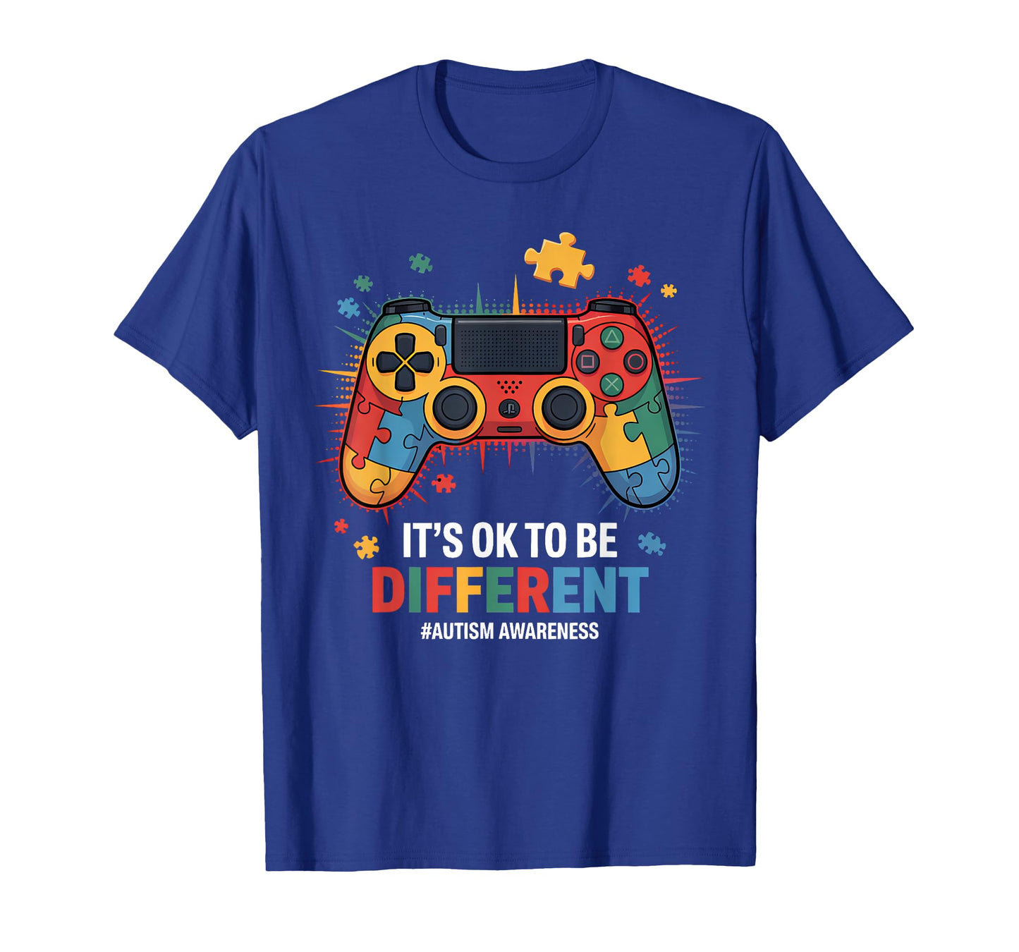 Funny Autism Awareness Men Kids Boys Autism Video Game Month T-Shirt
