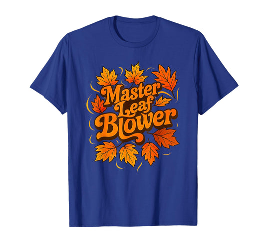 Funny Master Leaf Blower Fall Couple Halloween Matching T-Shirt