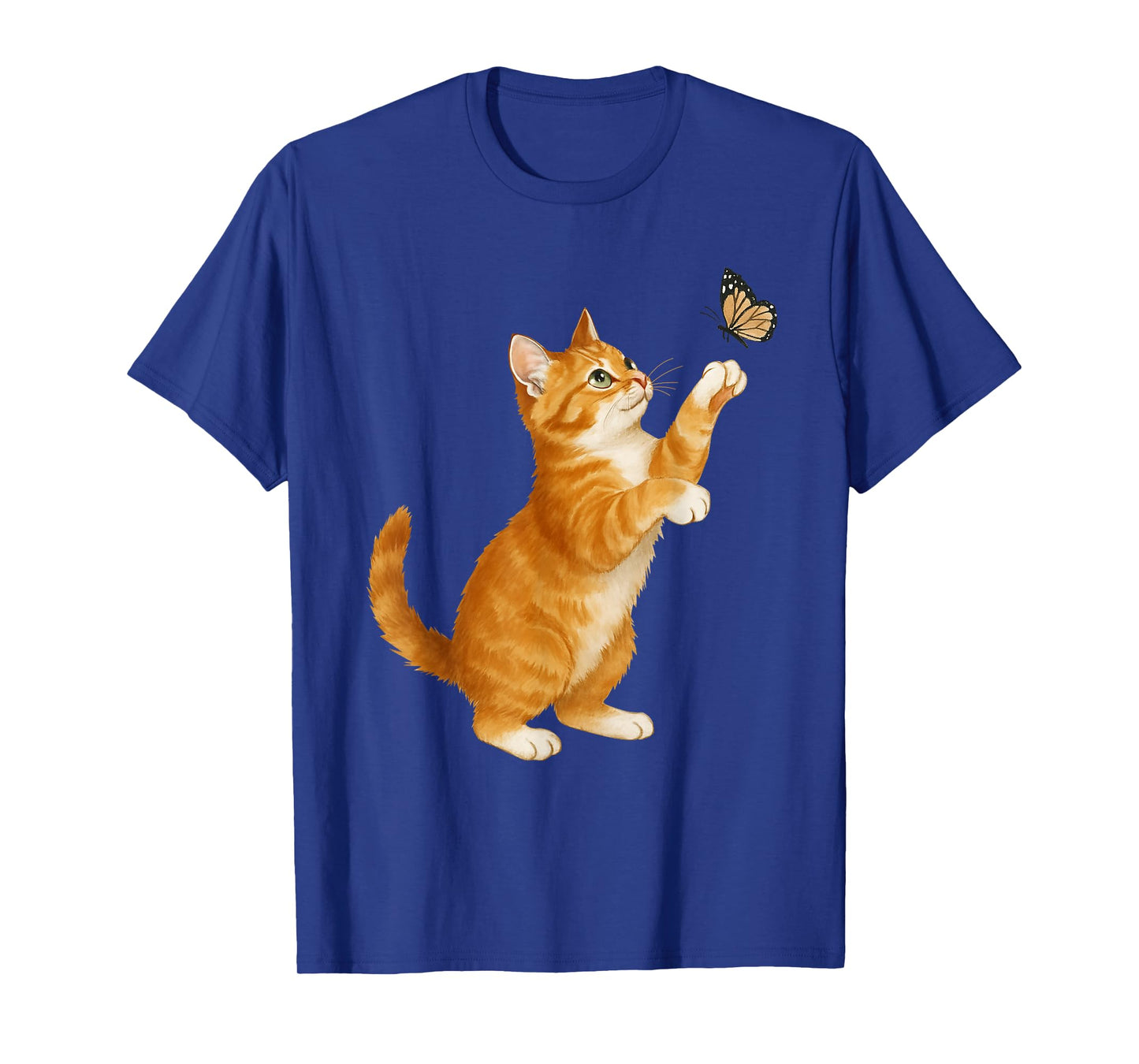 Cute Cat Mom Butterfly Cats Lovers Anime Kawaii T-Shirt