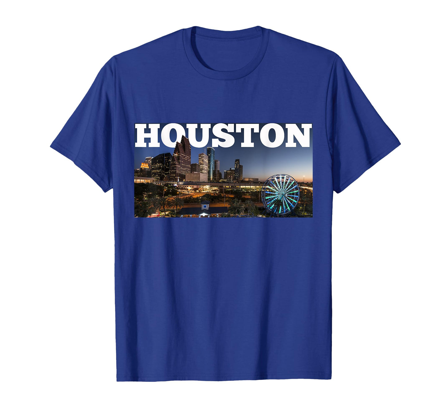 Houston City Skyline - Downtown Cityscape Photo Souvenir T-Shirt