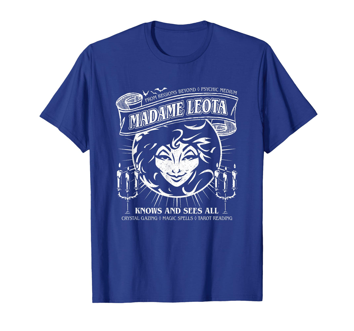The Haunted Mansion Madame Leota Knows And Sees All Retro T-Shirt