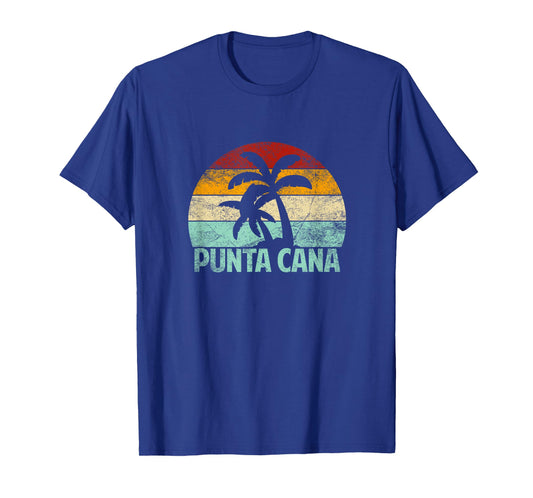 Punta Cana Vintage 70s 80s Retro Vacation Dominican Republic T-Shirt
