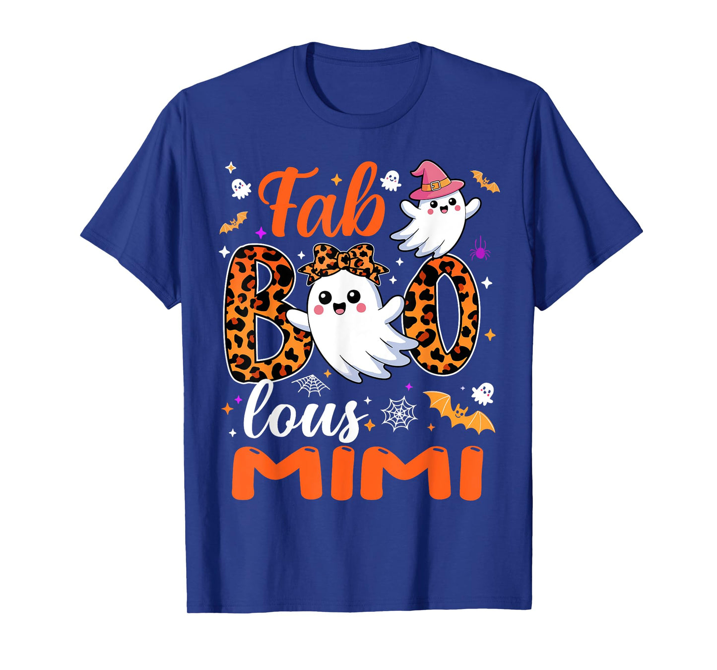 Cute Leopard Fab Boo Lous Mimi Spooky Halloween Costume Gift T-Shirt