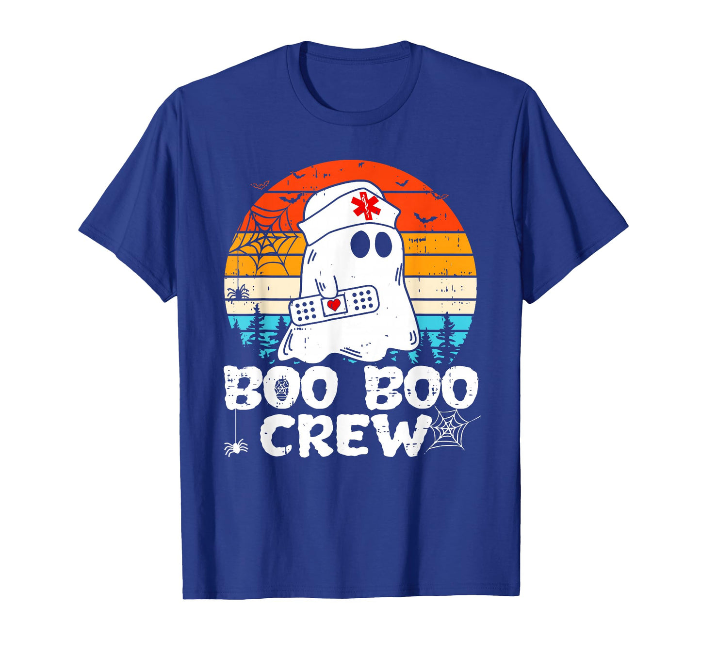 Boo Boo Crew Nurse Shirt Funny Ghost Women Halloween Nurse T-Shirt
