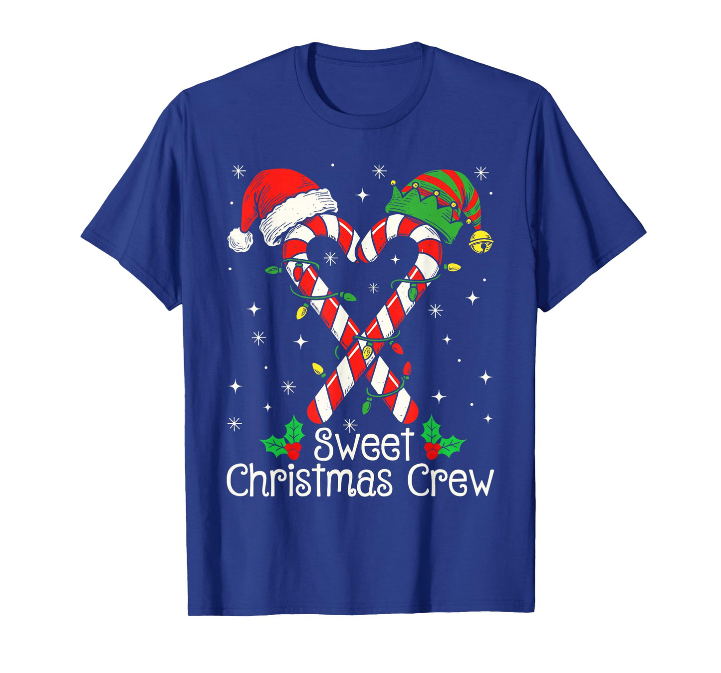 Family Christmas Pajama Candy Cane Christmas Kids Women Me T-Shirt