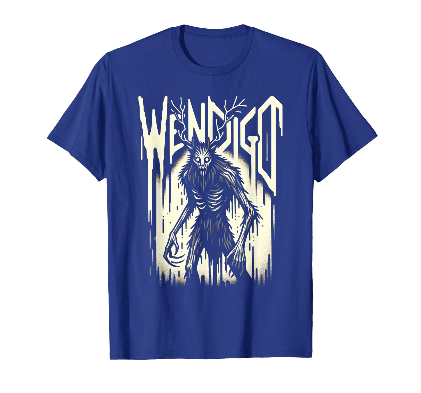 Evil Horror Monster Cryptozoology Cryptid Wendigo T-Shirt